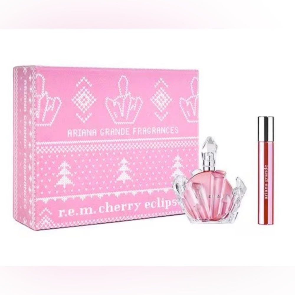 Ariana Grande Pink Fragrances R.E.M. Cherry Eclipse Set 🍒 Limited Edition